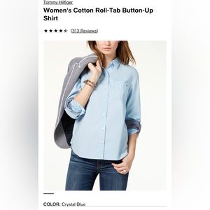 Tommy Hilfiger's classic button-up shirt. It's polished, chic, effortless - XXL